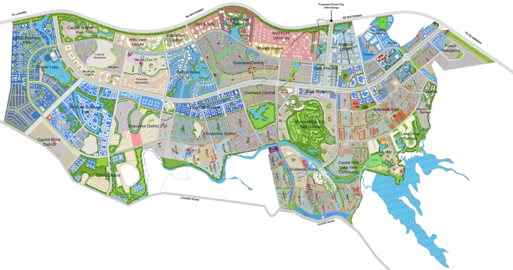 Capital Smart City Master Plan Map