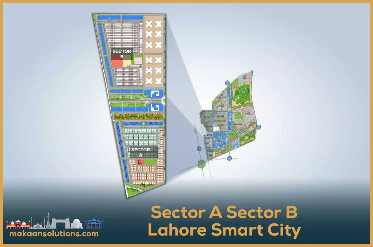 Lahore Smart City Sector A and Sector B